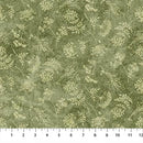 Northcott Stonehenge Organics Floral Toss Small Green Fabric