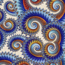 Quilting Treasures Twilight Swirl Scroll Ecru Fabric