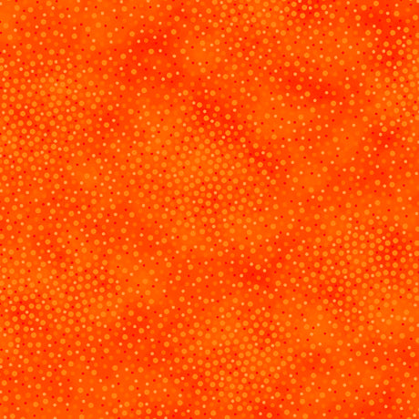 QT Fabrics Spotsy Orange Fabric