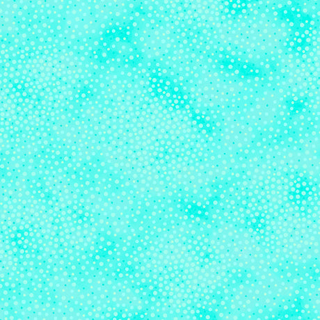 QT Fabrics Spotsy Aqua Fabric