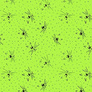 Quilting Treasures Here Kitty Kitty Kitty Face Sketch Green Fabric