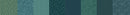 Marcus Fabrics Patrick's Promise Strip-It 5.25" Teal Fabric