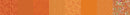 Marcus Fabrics Patrick's Promise Strip-It 5.25" Orange Fabric