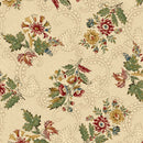 Marcus Fabrics Canton Quilting Circle Floral Wide Back Fabric