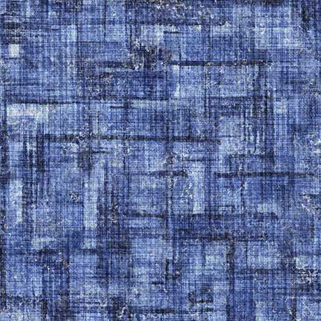 QT Fabrics Treasured Crosshatch Texture Blue Fabric