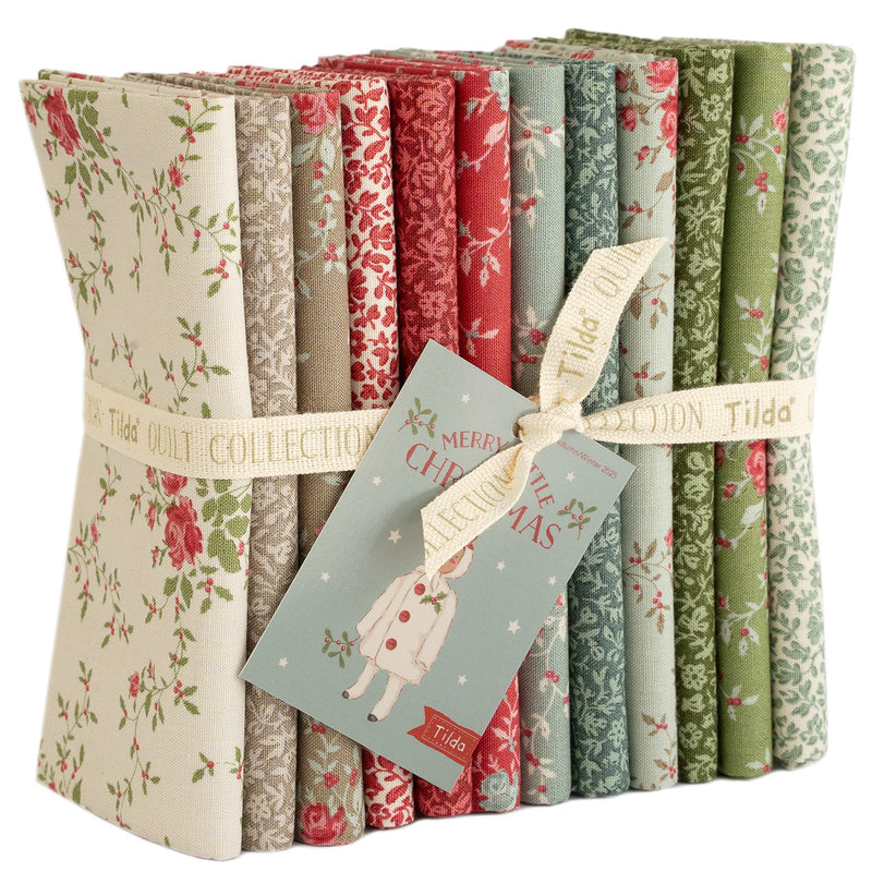 Tilda Merry Little Christmas Eve And Noel Fat Quarter Bundle
