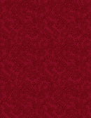 Wilmington Prints Swirling Leaves Scarlet Red Fabric