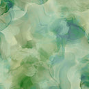 QT Aura Watercolor Blender Sage Fabric