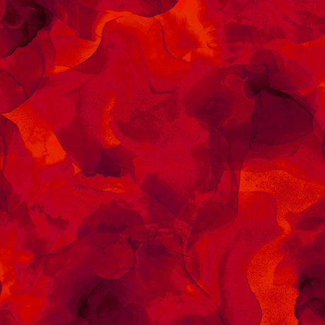 QT Aura Watercolor Blender Red Fabric