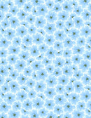 Wilmington Prints Gentle Meadow Tonal Flowers White Fabric
