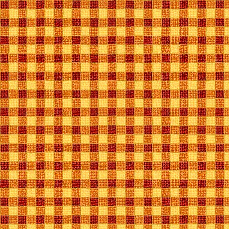 QT Fabrics Autumn Forest Gingham Amber Fabric