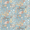 Blank Quilting Ocean Oasis Light Blue Abstract Sand Fabric