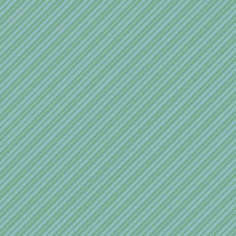 QT Fabrics Life Is Better With Friends Diagonal Stripe Sea Foam Fabric