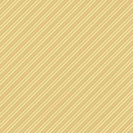 QT Fabrics Life Is Better With Friends Diagonal Stripe Straw Fabric