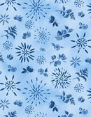 Wilmington Prints Dreaming In Blue Large Allover Light Blue Fabric