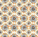 QT Fabrics Midnight Blooms Geo Floral Fabric