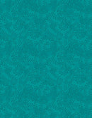Wilmington Prints Swirling Leaves Teal Wide Back Fabric