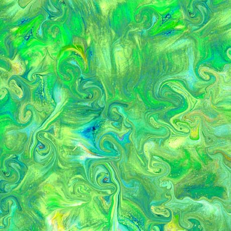 QT Mixology Blend Green Fabric