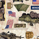 QT Fabrics Patriot Army Tan Fabric