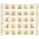 QT Fabrics Hunny Bunny Bunny Picture Patches Cream Panel