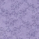 QT Fabrics Cornucopia Harvest Delicate Scroll Lilac Fabric
