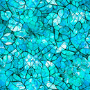 QT Bohemian Sunrise Celestial Blender Turquoise Fabric