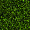 QT Coloressence Dotted Scroll Army Fabric