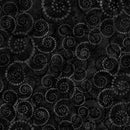 QT Coloressence Dotted Scroll Black Fabric