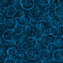 QT Coloressence Dotted Scroll Ultramarine Fabric