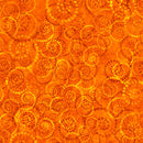 QT Coloressence Dotted Scroll Orange Fabric