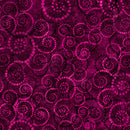 QT Coloressence Dotted Scroll Sangria Fabric