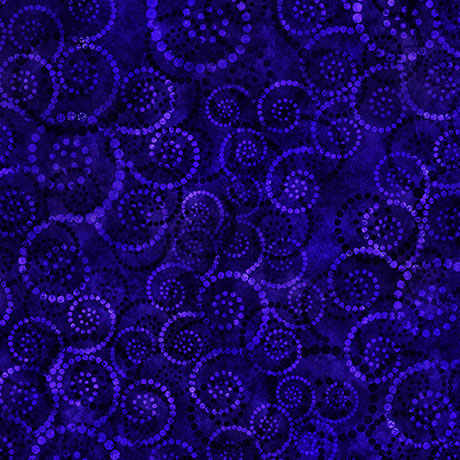 QT Coloressence Dotted Scroll Violet Fabric