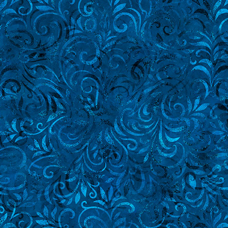 QT Coloressence Blooming Vine Wedgewood Fabric