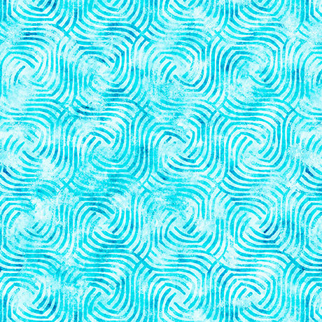 QT Coloressence Linear Maze Sky Fabric