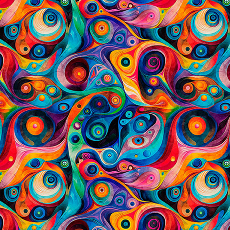 QT Fabrics Bedazzled Swirl Fabric