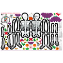 QT Mr. Bones Skeleton Sew And Go Panel