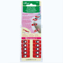 Clover Wonder Clips Red 10 Piece