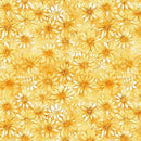 QT Sunflower Serenade Flower Blender Melon Fabric