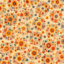 QT Harvest Hollow Fall Bouquets Wheat Fabric