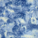 Island Batik Meadow Brook Breeze Powder Blue Batik Fabric