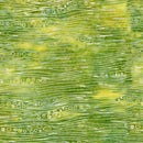 Island Batik Meadow Brook Brook Green Lemon Lime Batik Fabric