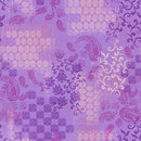 Blank Quilting Petra Lilac Tonal Patchwork Fabric