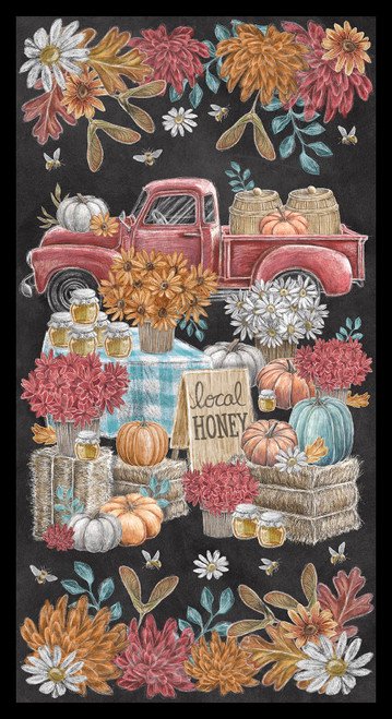 Blank Quilting Late Summer Harvest Market Truck Panel