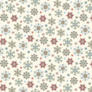 Henry Glass Nordic Holiday Snowflakes Cream Fabric