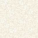 Henry Glass Nordic Holiday Mini Swirls Cream Fabric