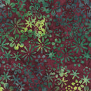 Windham Fabrics Kashmir Garden Burgundy Batik Fabric