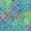 Windham Fabrics Kashmir Lattice Aquamarine Batik Fabric