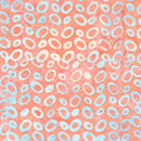 Windham Fabrics Kashmir Ovals Peach Batik Fabric
