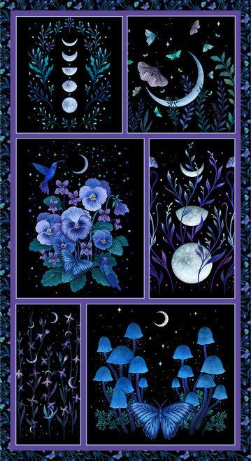 Blank Quilting Jardin De Lune Panel