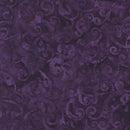 Anthology Jdj Blueberry Spirals Grape Batik Fabric